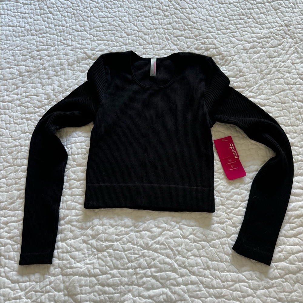 Commando Long Sleeve Cropped Top